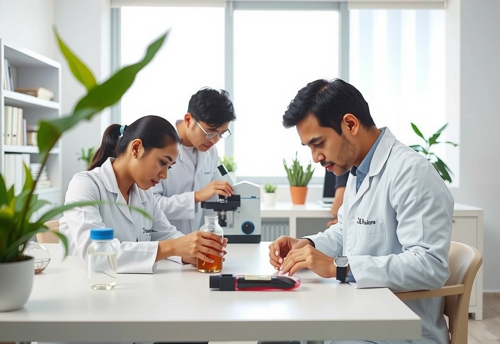 Nutritional research laboratory with modern equipment